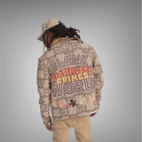 Sugarhill Blocka Patchwork Jacket Brown