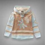Sugarhill Pressure Hockey Hoodie Tan Baby Blue