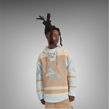 Sugarhill Pressure Hockey Hoodie Tan Baby Blue