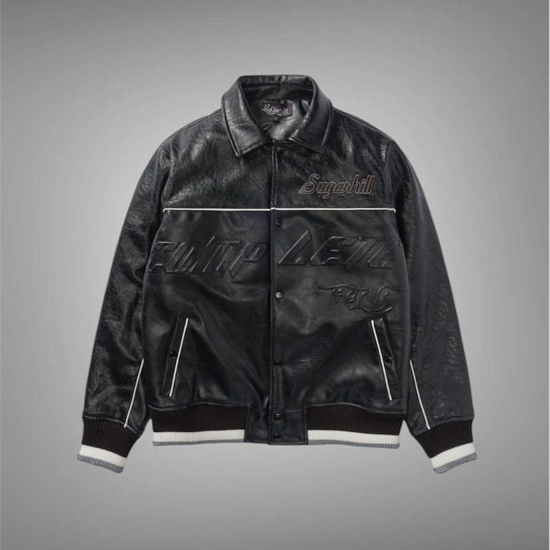 Sugarhill Focus Leather Jacket Black