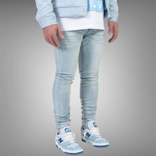 Relapse Jeans Toney Skinny Denim stone wash wax