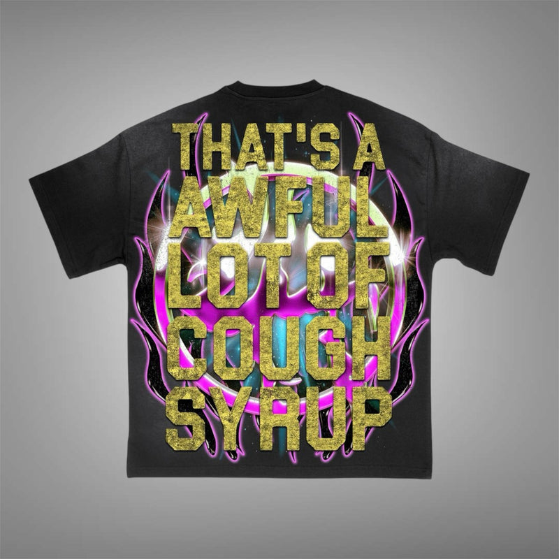 Losthill x cough syrup Black Gold Tee