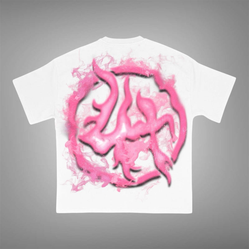 Losthill x cough syrup White Pink Tee