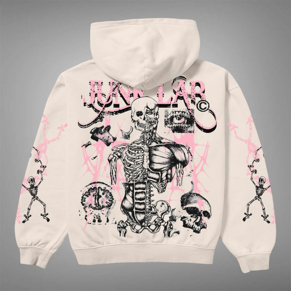 Junk Lab Autopsy Hoodie Cream