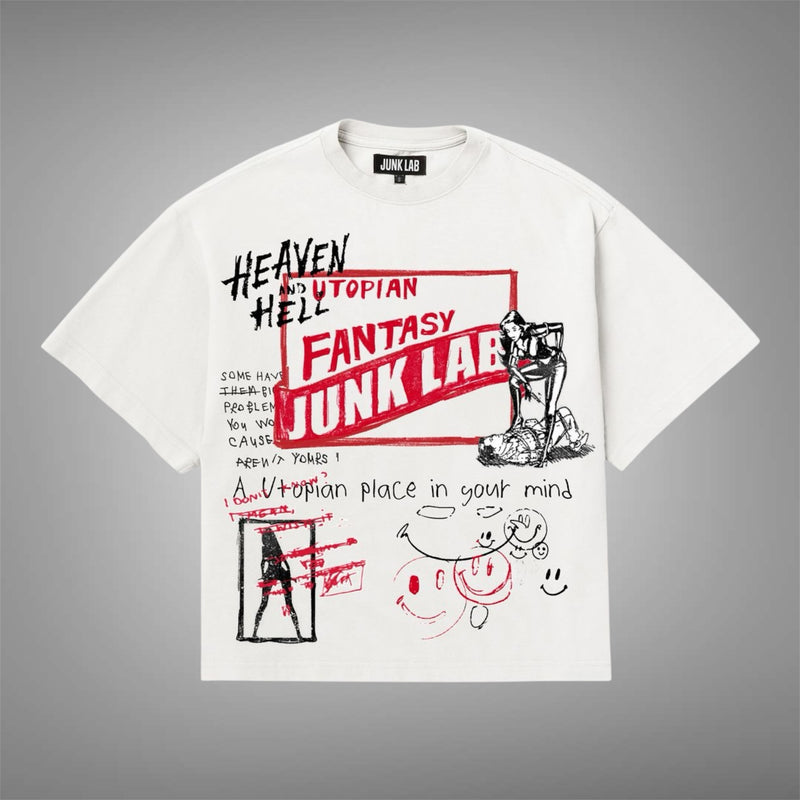 Junk Lab Utopian T-Shirt White