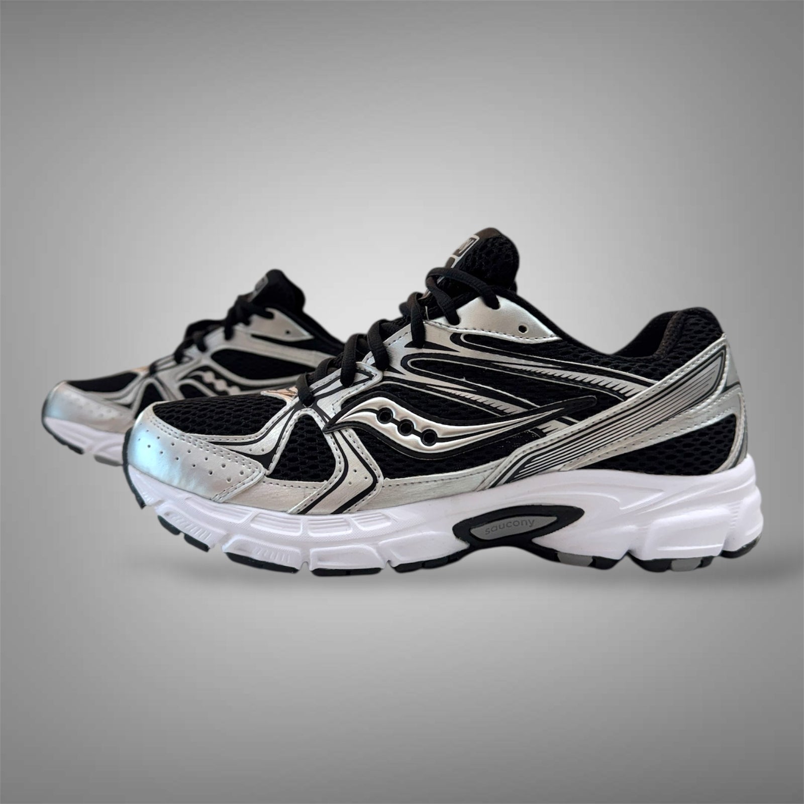 Saucony Men's Ride Millenium S70812-7 Black Silver – Relapse