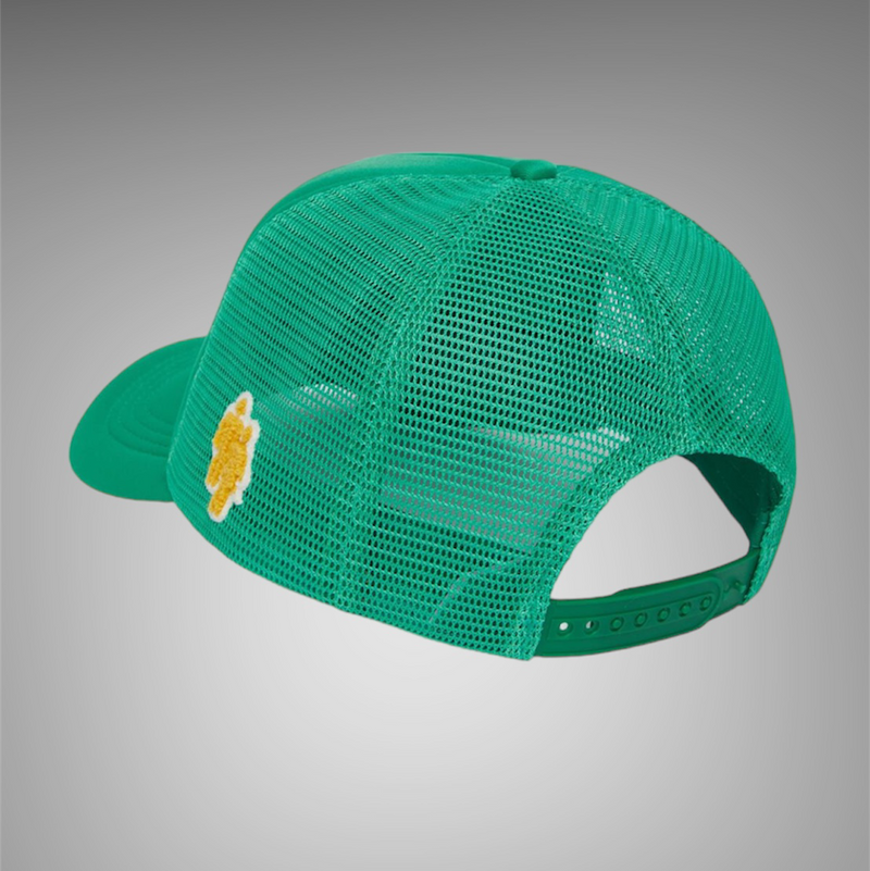 Homme Femme Fake Love Trucker Hat Green