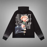 Almost Someday High Class Zip up Hoodie Black