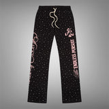 ALMOST SOMEDAY LAVISH FLARE BOTTOMS BLACL