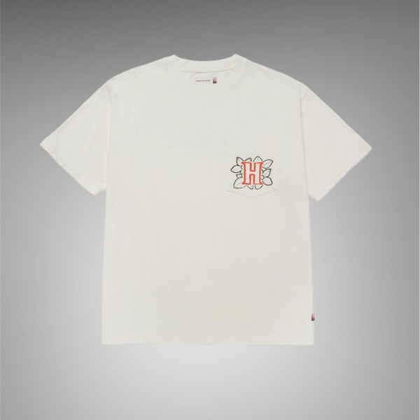 Honor The Gift Floral Pocket SS Tee Bone