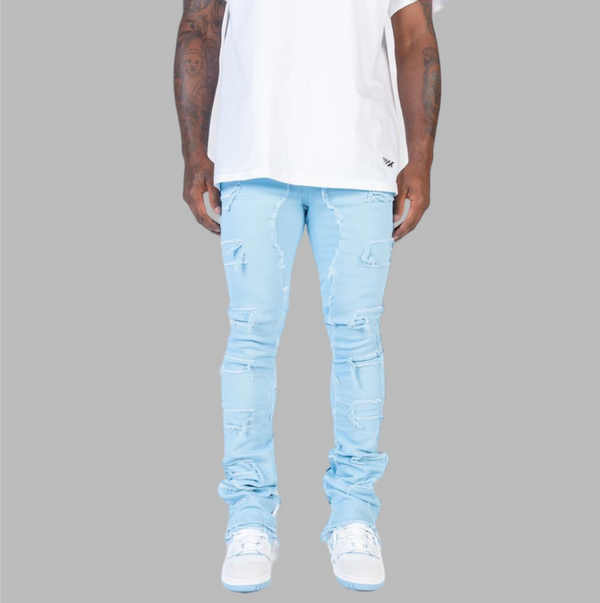 Relapse Jeans Shadow 110 Stack Denim Baby Blue
