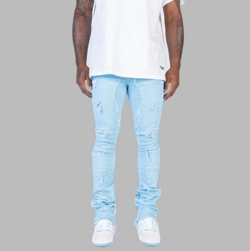 Relapse Jeans Shadow 110 Stack Denim Baby Blue