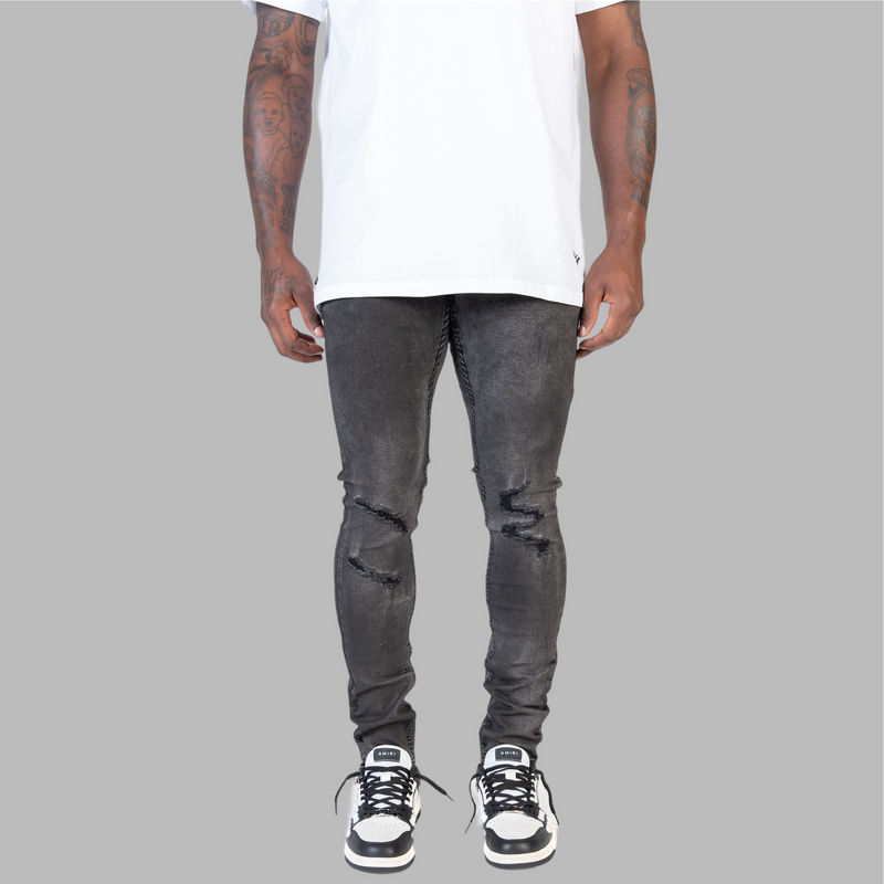 Relapse Jeans Ash 104 Skinny Denim Charcoal