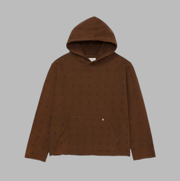 Honor The Gift HTG Raw Edge Hoodie Brown