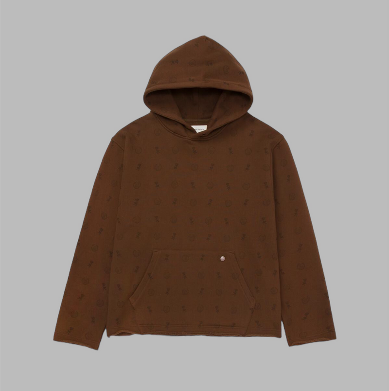 Honor The Gift HTG Raw Edge Hoodie Brown