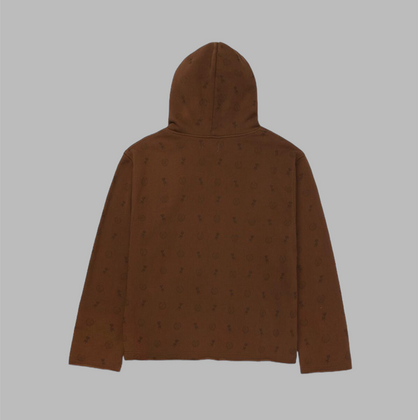 Honor The Gift HTG Raw Edge Hoodie Brown