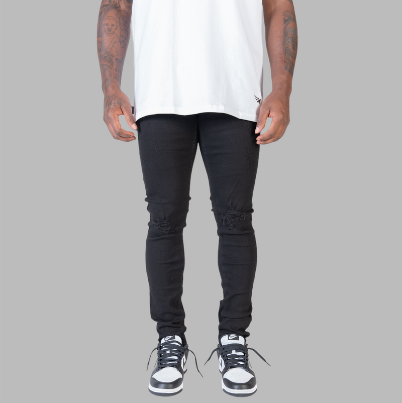 Relapse Jeans X-Ray 106 Skinny Denim Black