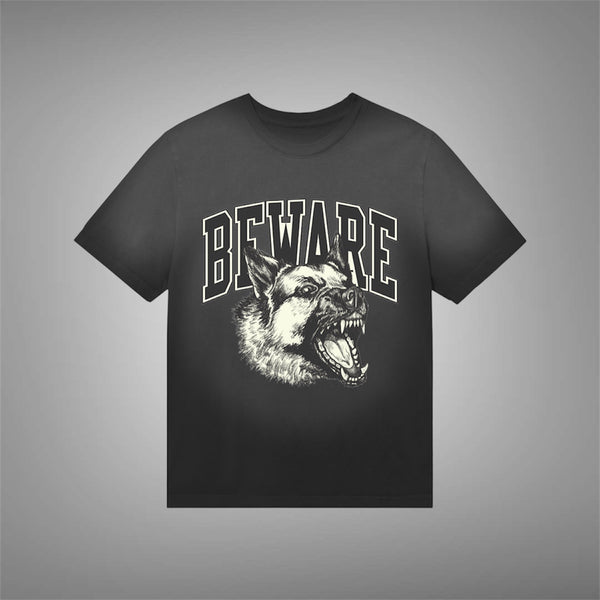 Market Tonal Beware T-shirts Black