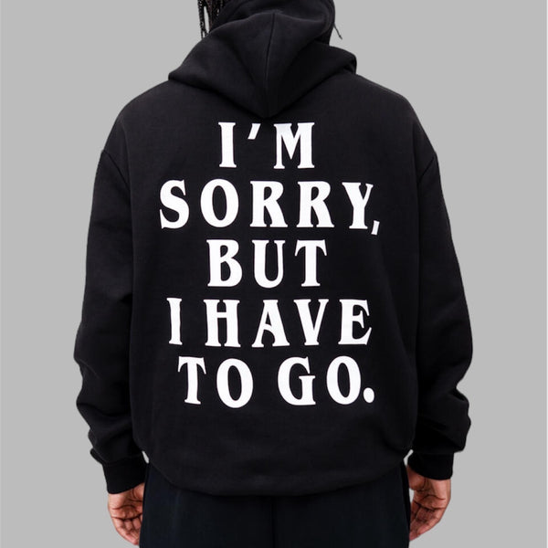 Please Come Home I’m Sorry Heavy Hoodie Black