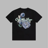 Market fear my lawyer t-Shirt q4 6oz with graphic screenprint Black