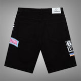Campus goods vice denim shorts black