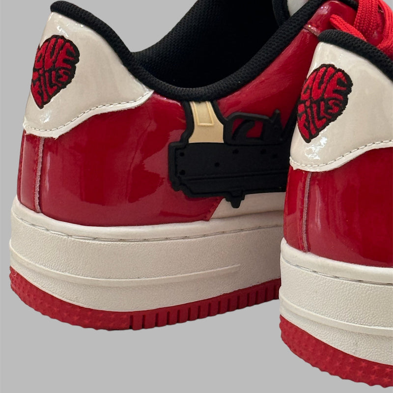 Love Kills Shoe Red Cream