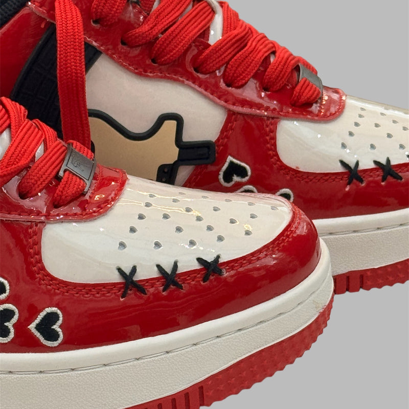 Love Kills Shoe Red Cream