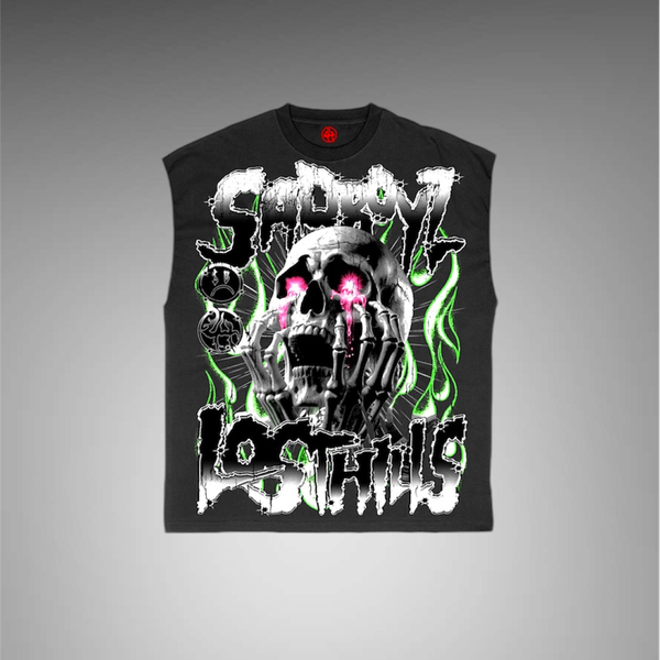 LostHills Cut Sleeves Black