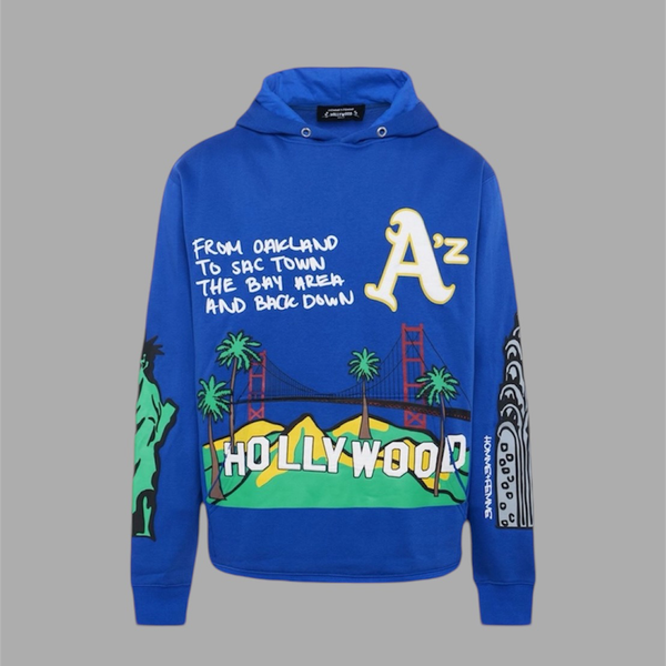 Homme Femme Cali to NYC Hoodie Royal