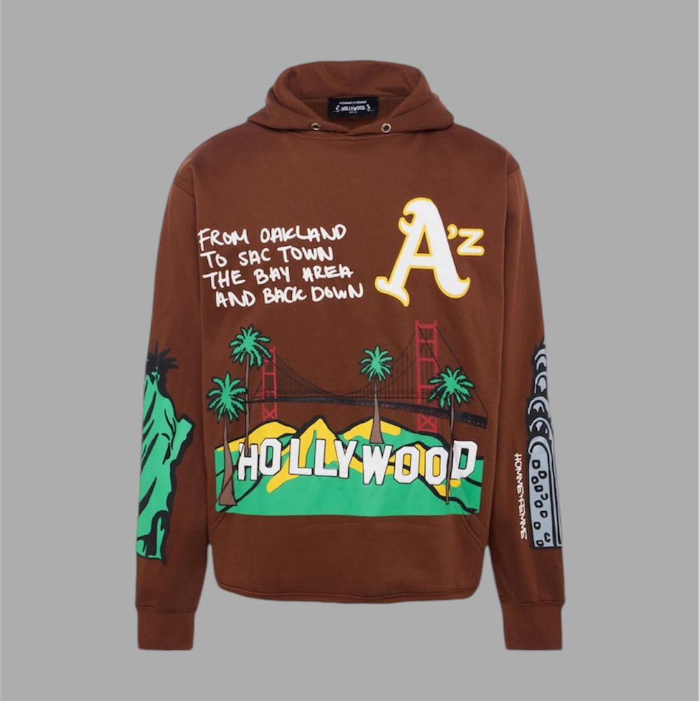 Homme Femme Cali to NYC Hoodie Chocolate – Relapse Clothing Stores