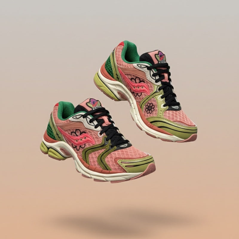 Saucony x Jae Tips Mens Progrid Triumph 4 peach