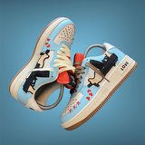 Love Kills Shoe Sky Blue Cream