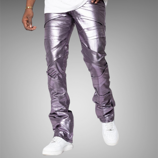 Golden Denim The Stacked Amedeo Metallic