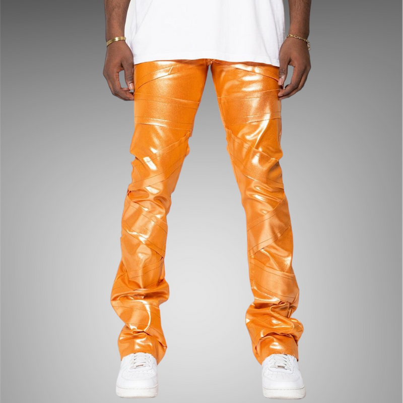 Golden Denim The Stacked Toro Metallic Orange