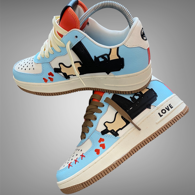 Love Kills Shoe Sky Blue Cream