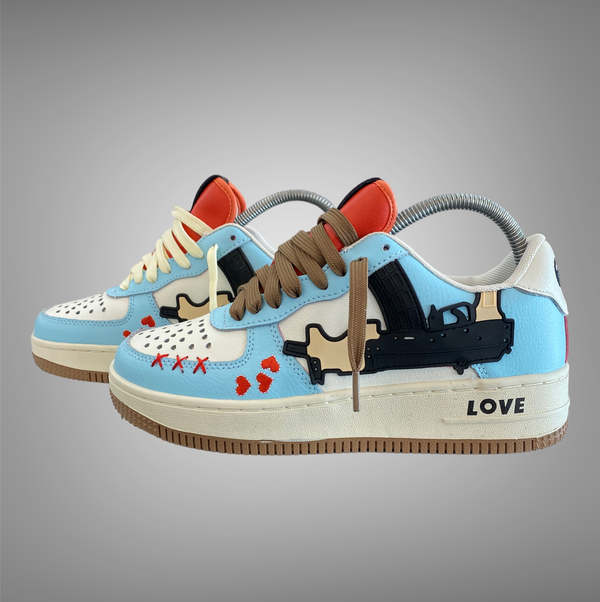 Love Kills Shoe Sky Blue Cream