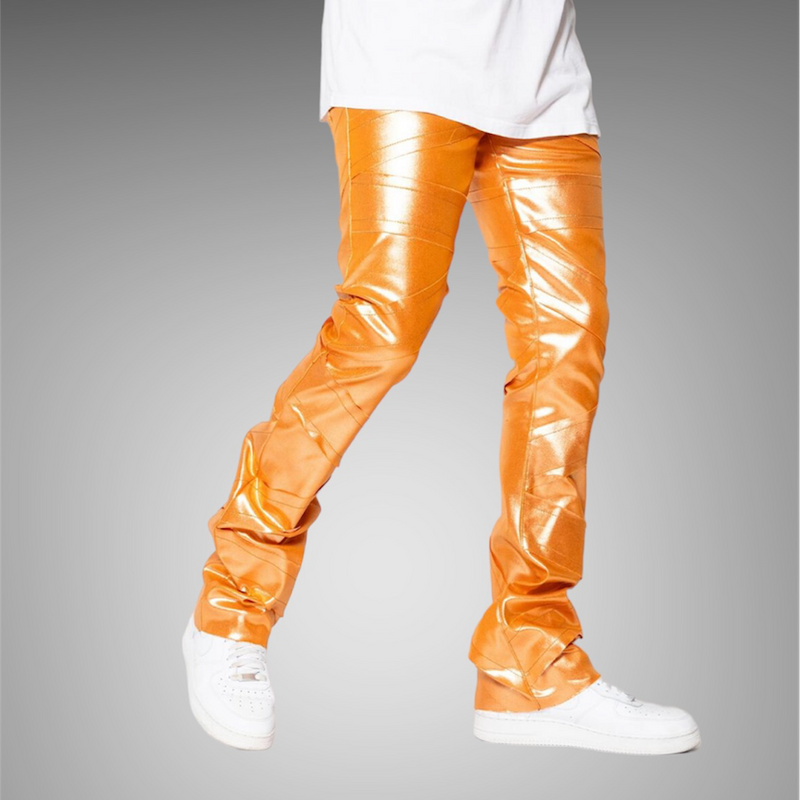 Golden Denim The Stacked Toro Metallic Orange