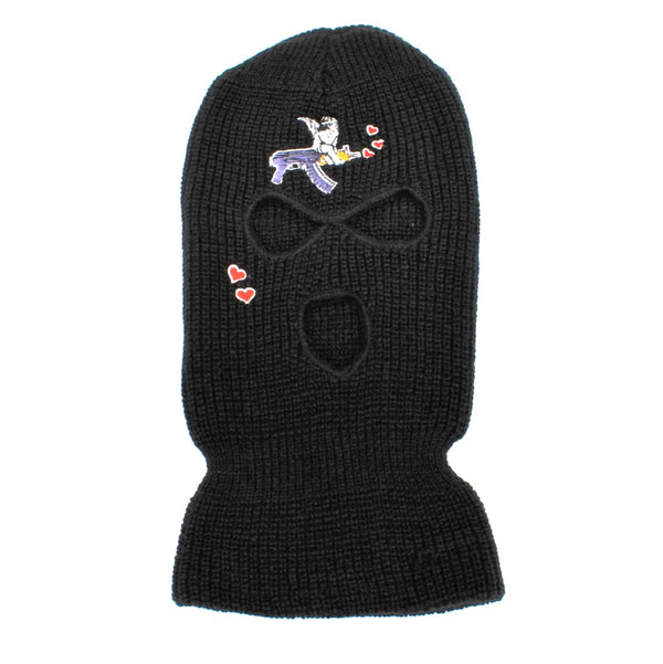 Love Kills Ski Mask Black