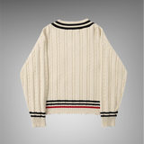 Lizoy Mens Knitted Jumper Cream